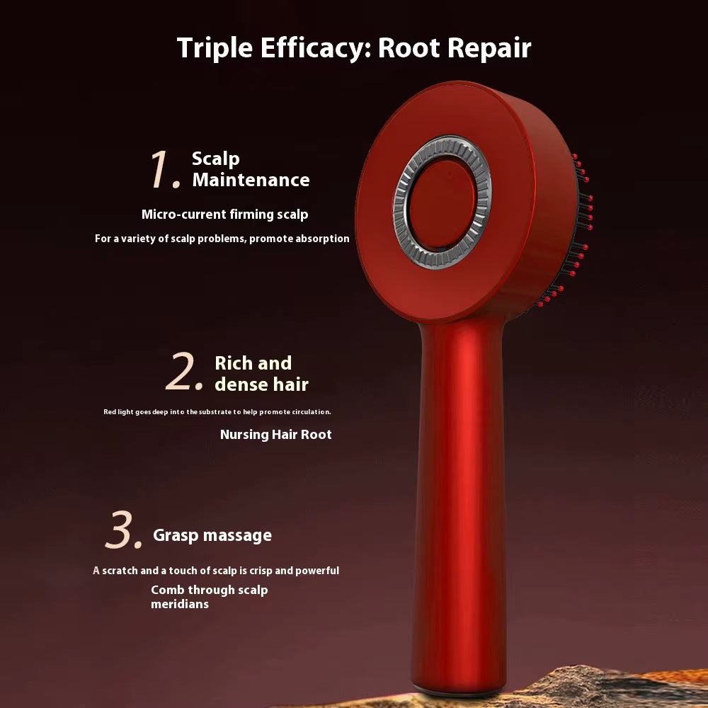 Revitalize Your Hair with the 630nm Red Light Therapy Scalp Massager and Liquid Applicator - Ultimate Hair Growth Solution