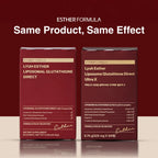ESTHER FORMULA Liposomal Glutathione Direct (80Mg*30Strips) Glutathione Strips, Korean Beauty Supplement Made in USA for Antioxidant, Skin Tone Care, K-Beauty, Inner Beauty Healthcare Fitness Beauty Film