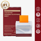 ESTHER FORMULA Liposomal Glutathione Direct (80Mg*30Strips) Glutathione Strips, Korean Beauty Supplement Made in USA for Antioxidant, Skin Tone Care, K-Beauty, Inner Beauty Healthcare Fitness Beauty Film