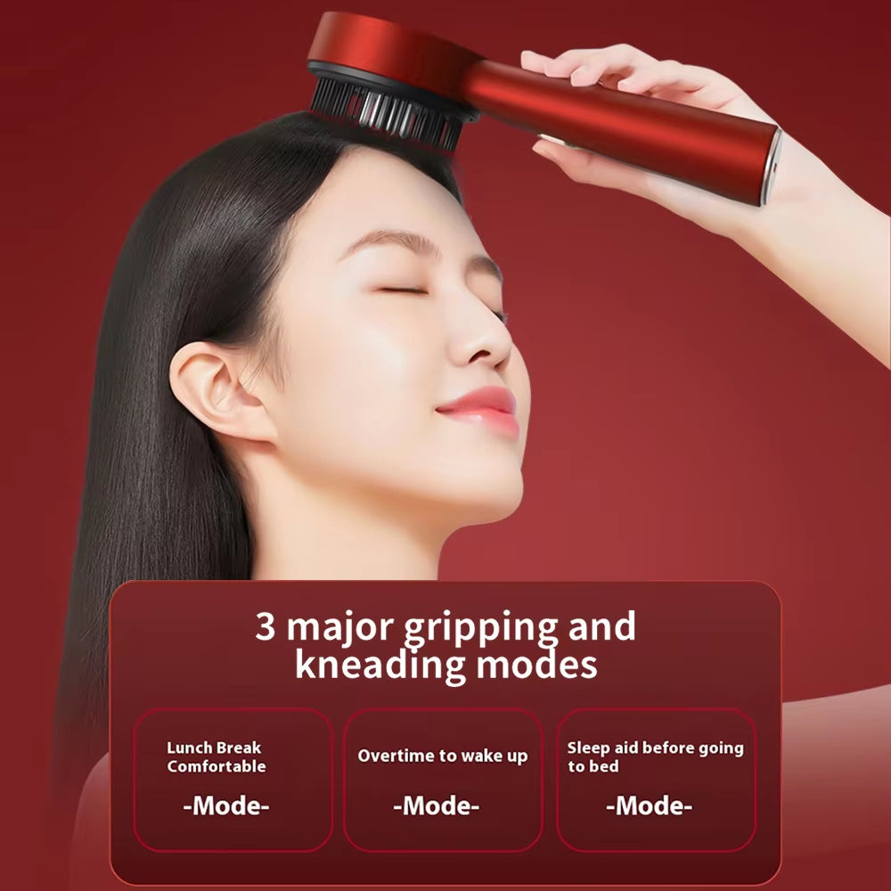 Revitalize Your Hair with the 630nm Red Light Therapy Scalp Massager and Liquid Applicator - Ultimate Hair Growth Solution
